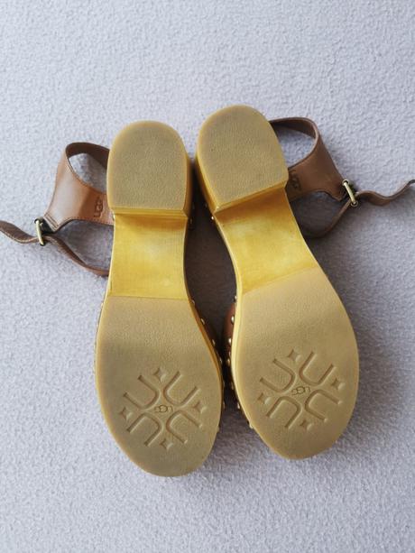 Ugg drevaky- ugg janie leather sandals, ugg,38