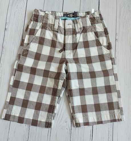 Kockované kraťasy, h&m,146