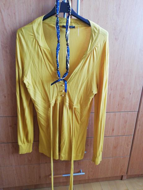 Tunika horcicova zlta velkost s, s