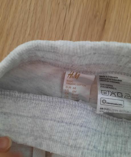 Tepláky trigrik, h&m,62