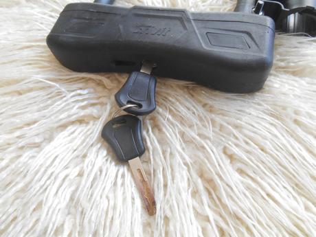 Zámok na bicykel crivit u-lock, 