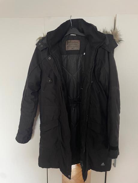 Adidas čierna zimná bunda, adidas,s