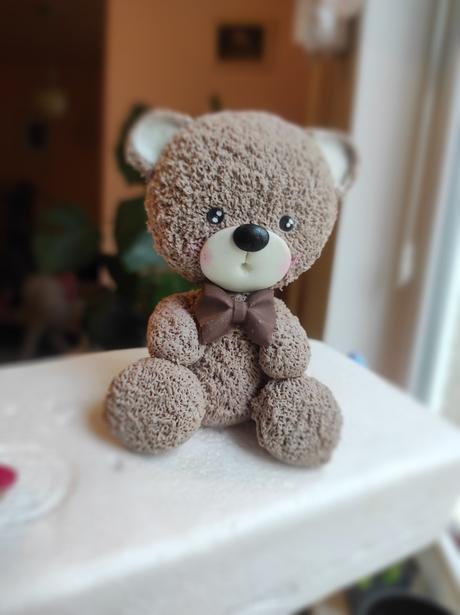 Macko ozdoba na tortu, 