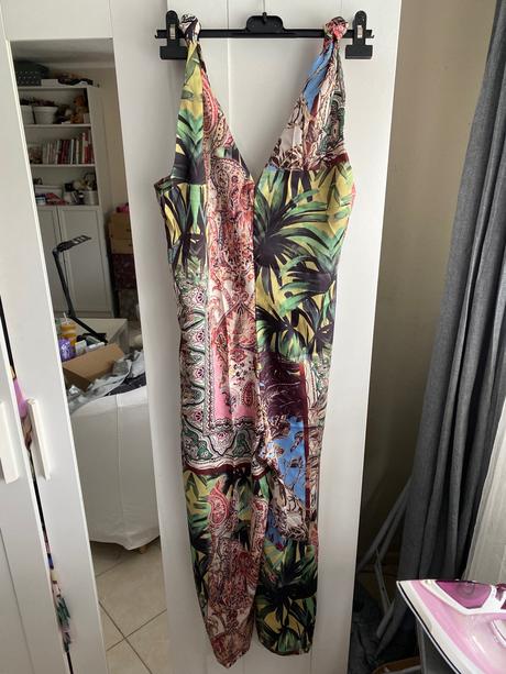 Satenovy dámsky overal, s