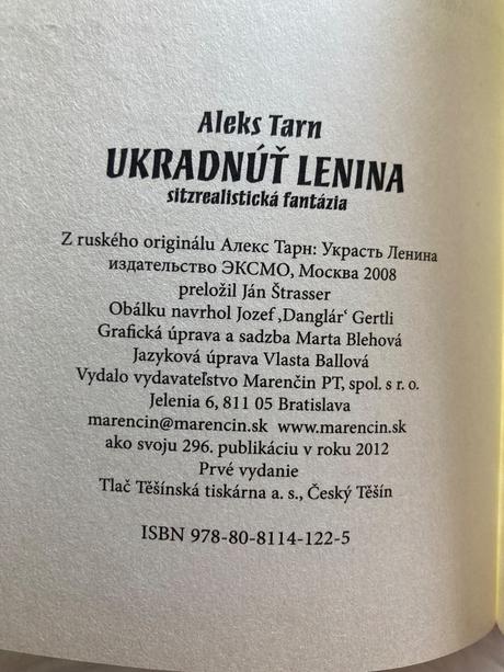 Ukradnúť lenina aleks tarn (2012),