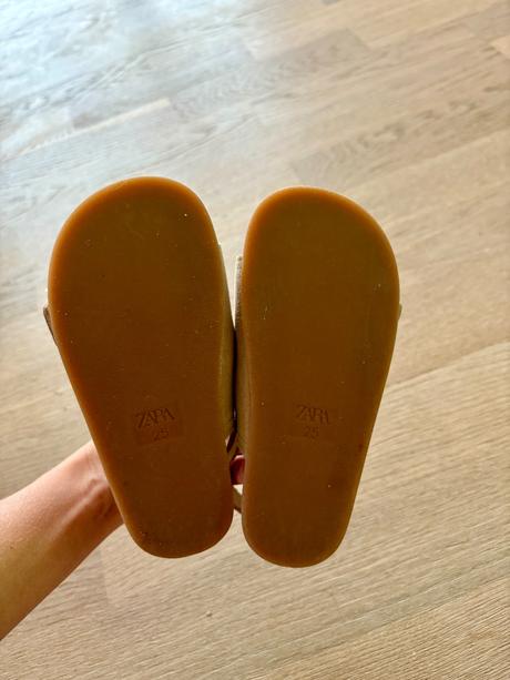 Detské kožené barefoot sandále veľkosť 25, zara,25