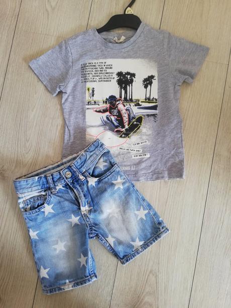 Kratasy s hviezdami, denim,98