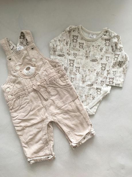 Mencestrove nohavice + body, f&f,68