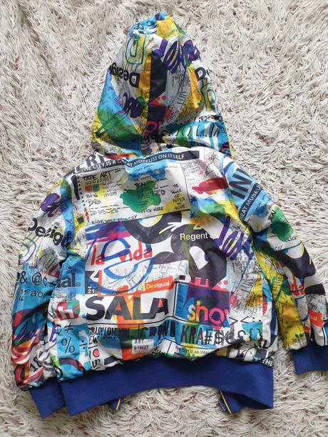 Obojstranna bundicka/mikina, desigual,116