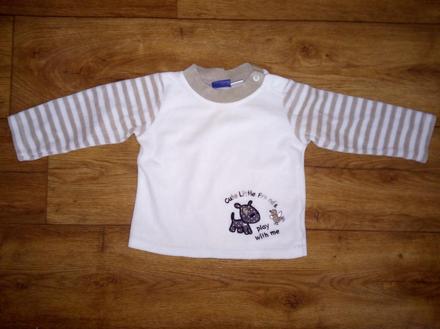 Flísová tenšia mikinka so psikom vel. 80 top stav, f&f,80