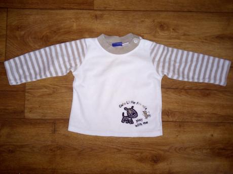 Flísová tenšia mikinka so psikom vel. 80 top stav, f&f,80