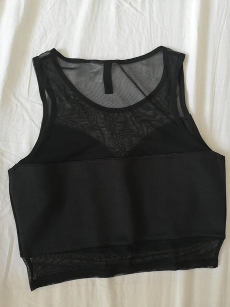Krátky top, h&m,s