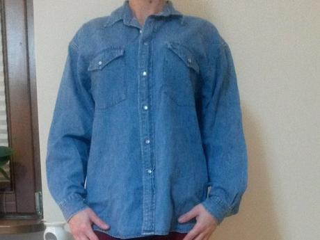 Módná rifľová košeľa, scirocco, m