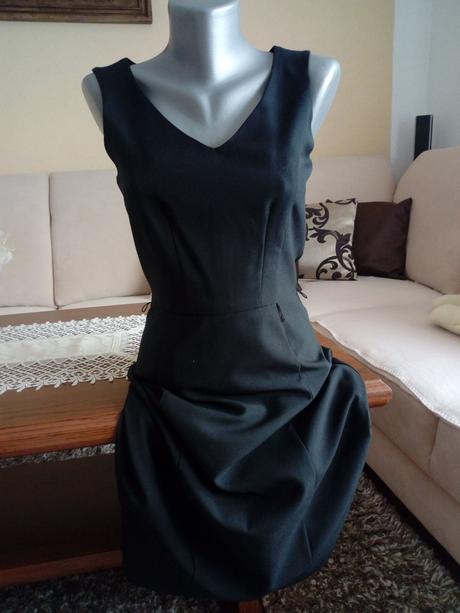 Čierne úzke šaty, f&f,s