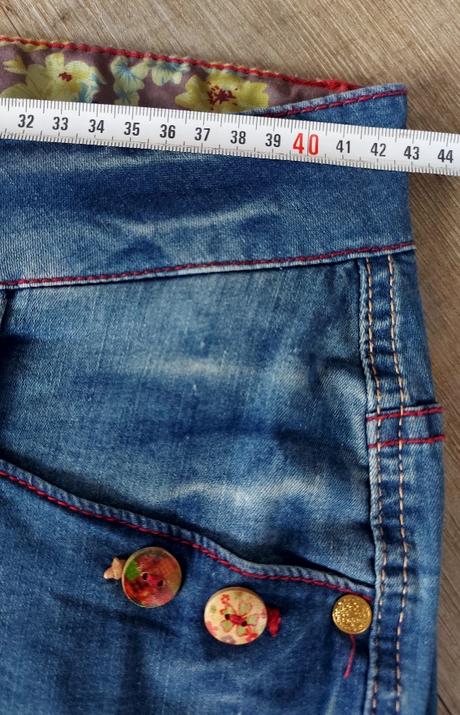 Rifľové kraťasy - roll-upky, bonprix,40