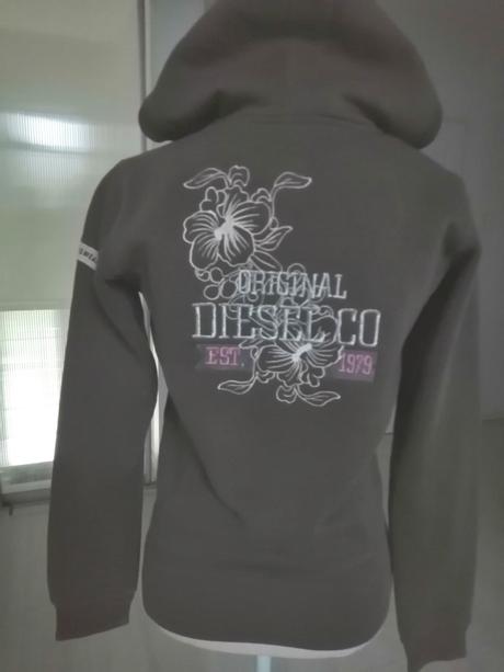 Mikina dámska značková diesel khaki vel. m /xl/, diesel,m