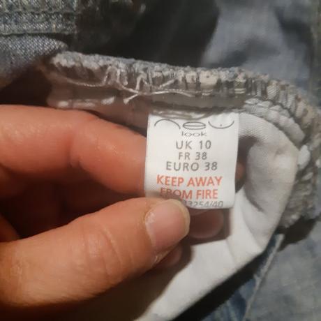 Damska riflova sukna, new look,38