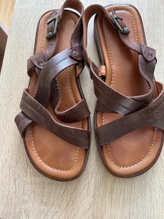 Handmade sandále, kožené, 41