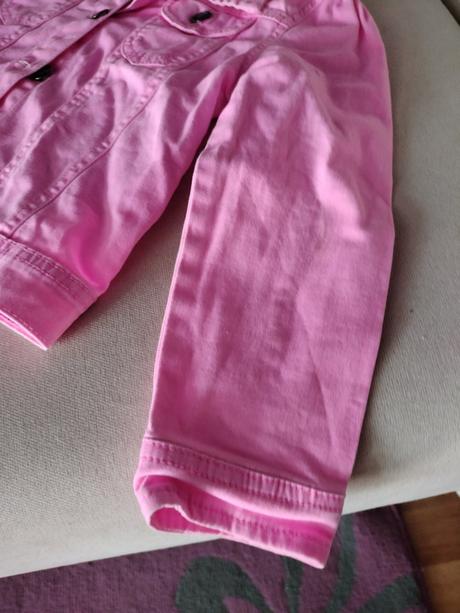 Ružová riflova bunda, denim co,128