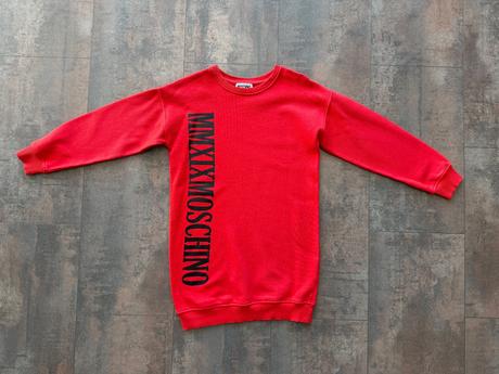 Predlzena mikina moschino, moschino,128