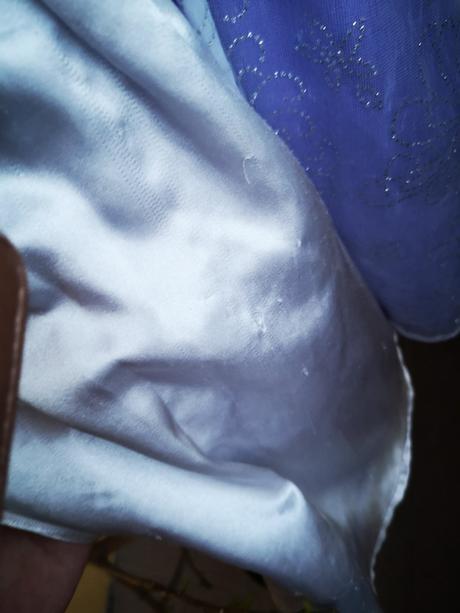 Fialove šaty - kostým,