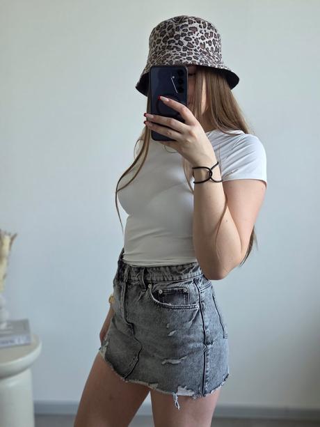 Zara rifľová sukňa s/m, zara,s