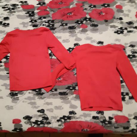 Dievčenské trička 2 kusy, lupilu,86