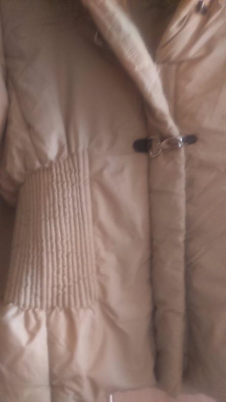 Béžová zimná  bunda, l