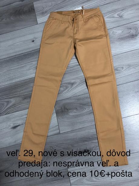 Nohavice dámske, 28 / 30