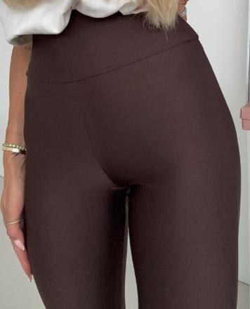 Tmavohnede legíny s/m, s