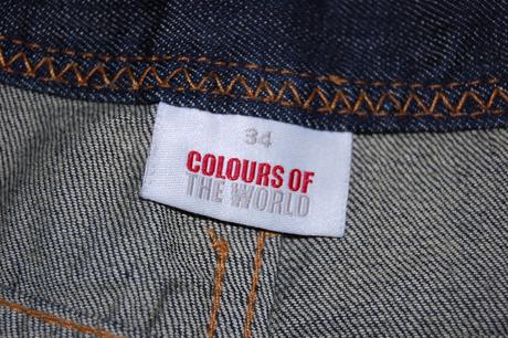 3/4 tmavomodre rifle -1 x oblecene, colours of the world,34