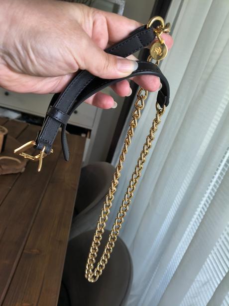 Ralph lauren kožený luxusný opasok s-m, ralph lauren