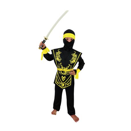 Rappa detský kostým žltý ninja,