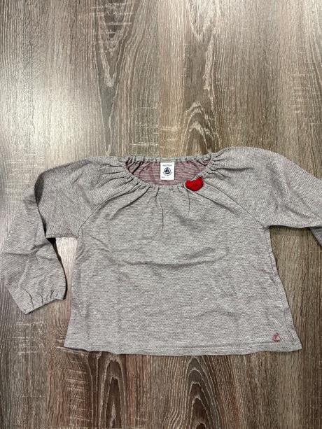 Petit bateau krasne tričko na 4roky, 104