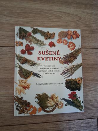 Kniha sušené kvetiny,