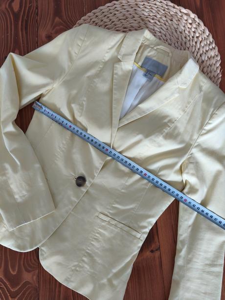 Krátke sako h&m 34 zlte, h&m,s