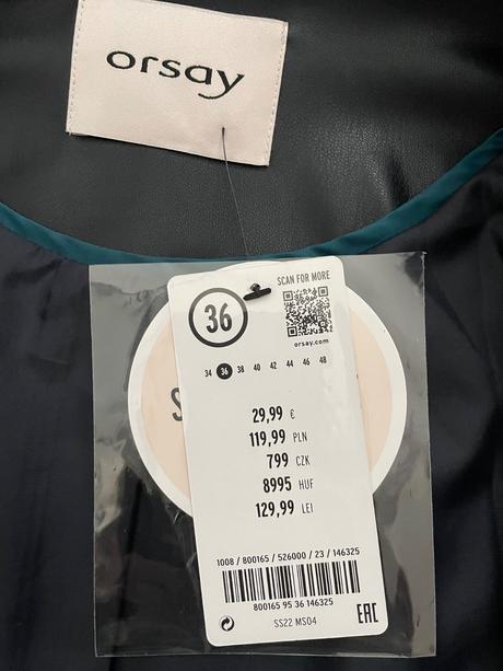 Koženková bunda, orsay,s