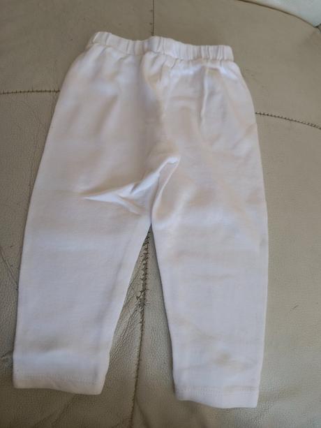 Biele slávnostné legíny 80, 80