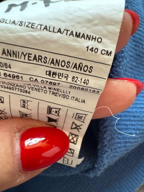 Mikina benetton 140, benetton,140