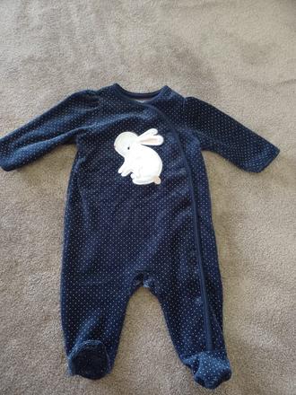 Bodkovany overal c&a 62, c&a,62