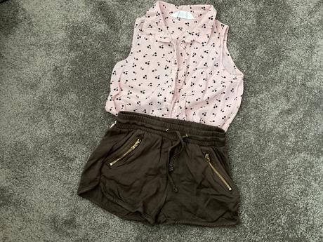 Blúzka s kraťasmi v.110/116, h&m,110