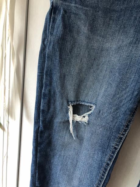 Obtiahnuté modré džínsy/ obtiahnuté rifle, f&f,xs