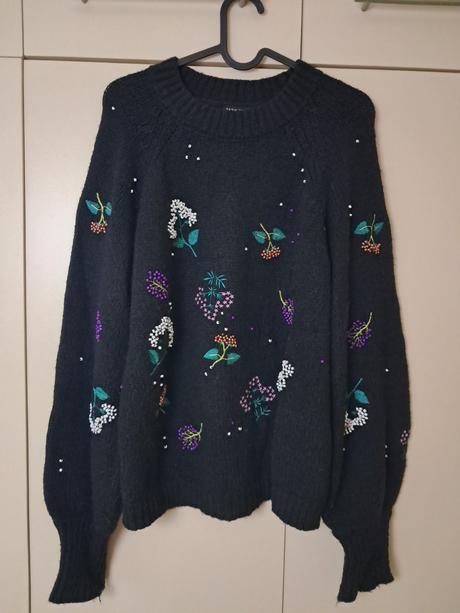 Pulóver medicine s perličkami, s