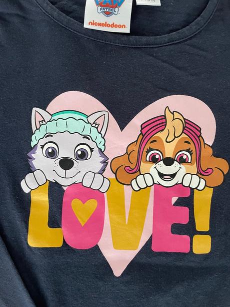 2x tričko paw patrol, v. 110/116, nickelodeon,110