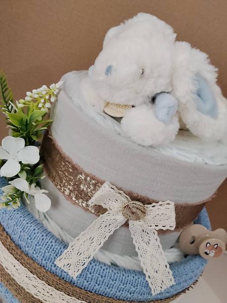 Plienková torta pre chlapčeka little bunny,