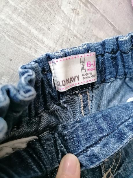 Krásne riflové kraťasy, old navy,80