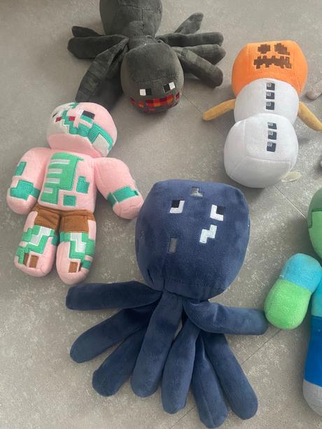 Plyšové postavičky mimecraft, 