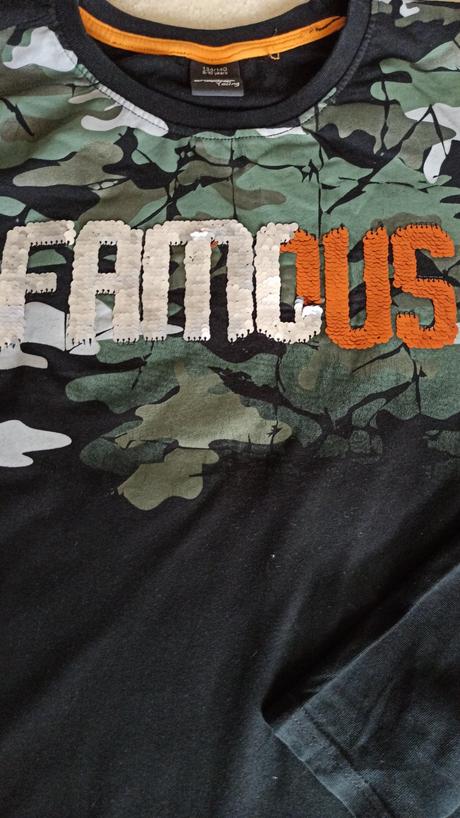 Tričko s dvojfarebnými trblietkami, chapter young,134