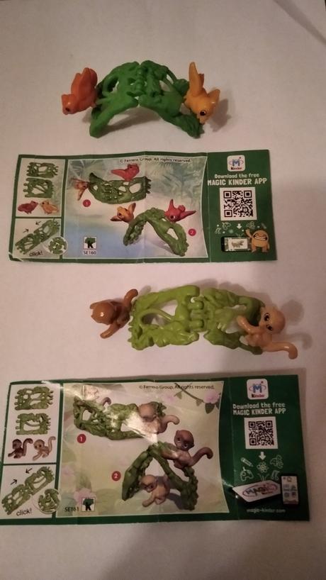 Kinder hračky natoons,