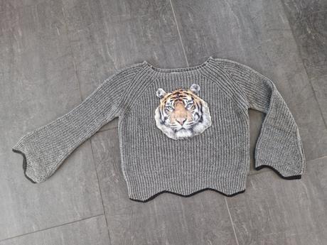 Pulóver s plyšovou aplikáciou, m